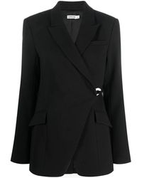 Jonathan Simkhai - Eva Blazer Met Gekruiste Hals - Lyst