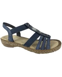 Rieker - Flat Sandals - Lyst