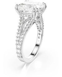 Swarovski - Silberner Erwachsenenring Elegantes Design - Lyst