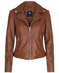 Btfcph - Jacket With Straight Big Zippe Skind 10576 - Lyst
