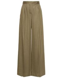Max Mara - Wijde Jersey Broek - Lyst
