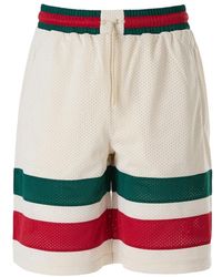 Gucci - Korte Broeken ,Polyester Logo Shorts - Lyst
