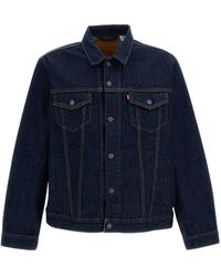 Levi's - Jassen ,Blauw ,Denim Trucker Denim Jacket - Lyst