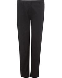 Lardini - Pantalone nero stile chino con due tasche laterali e due posteriori a filetto - Lyst