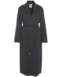 Semicouture - Belted Coats - Lyst
