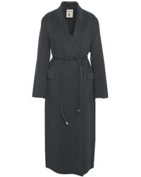 Semicouture - Belted Coats - Lyst