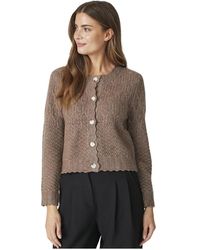 co'couture - Truien & Vesten ,Bruin ,Cardigans - Lyst