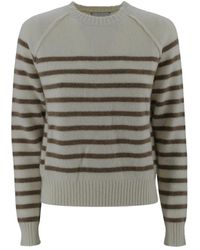Kujten - Gestreifter Kaschmirpullover - Lyst