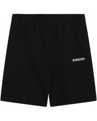 Burberry - Korte Broeken ,Zwart ,Casual Shorts - Lyst