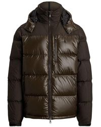 Ralph Lauren - Jassen ,Bruin ,Nylon The Gorham Two-Tone Down Jacket - Lyst