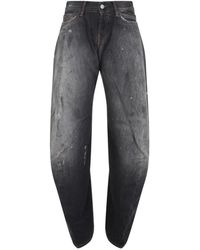 Acne Studios - Schwarze Baumwoll Trafalgar Jeans - Lyst