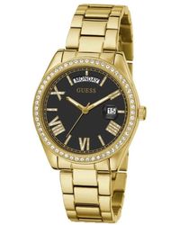 Guess - Accessoires ,Geel ,Armbandhorloge Luna - Lyst