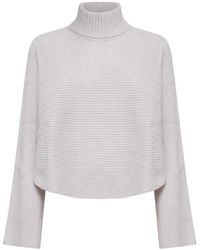 Alysi - Truien & Vesten ,Grijs ,Wol Grijze Sweaters Voor Vrouwen - Lyst
