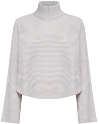 Alysi - Truien & Vesten ,Grijs ,Wol Grijze Sweaters Voor Vrouwen - Lyst