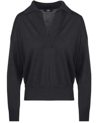 Alpha Studio - V-Ausschnitt Strickware - Lyst