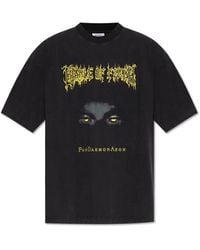 Vetements - T-Shirt Mit Druck - Lyst