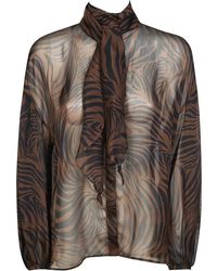 Max Mara - Overhemden ,Bruin ,Mst Ballata Camicia - Lyst