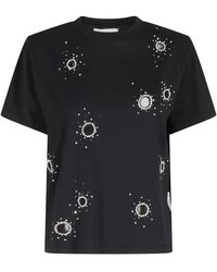Des Phemmes - Tops ,Zwart ,Katoen Classic T Shirt - Lyst