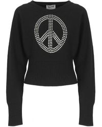 Moschino - Round-Neck Knitwear - Lyst
