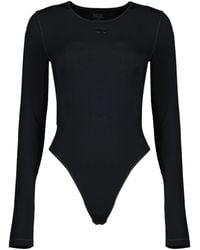 DIESEL - Tops ,Zwart ,Nylon Angelica-Utlt Bodysuit - Lyst