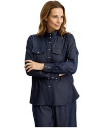 iN FRONT - Overhemden ,Blauw ,Shirt - Lyst