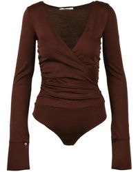 Max Mara - Tops ,Bruin ,Wol Body - Lyst