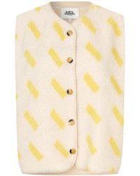 Lolly's Laundry - Jassen ,Geel ,Katoen Jacell Vest Sl - Lyst