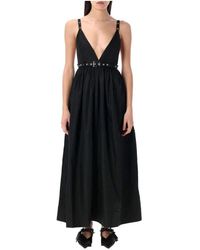 Ganni - Nylon strap kleid - Lyst