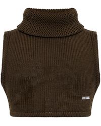 DSquared² - Wool Turtleneck Vest - Lyst