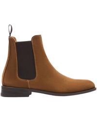 SCAROSSO - Caterina Chelsea Boots - Lyst
