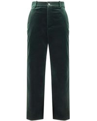 Saint Laurent - Baumwoll Straight Leg Hose Made - Lyst