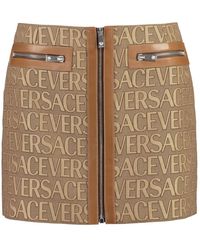 Versace - Jacquard Mini Rok - Lyst