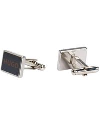 HUGO - Accessoires ,Zwart ,E-Frame Manchetknopen - Lyst