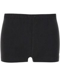 Entire studios - Korte Broeken ,Zwart ,Katoen Lounge Short - Lyst
