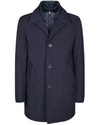 Herno - Single-Breasted Coats - Lyst