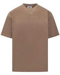 Gcds - Tops ,Bruin ,Katoen Patch Logo Solarized T-Shirt - Lyst