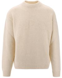 A.P.C. - Round-Neck Knitwear - Lyst