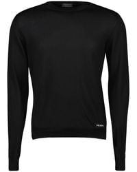 Prada - Round-Neck Knitwear - Lyst