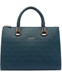Liu Jo - Tiefe smaragd minimalistische handtasche - Lyst
