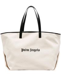 Palm Angels - Logo tote tasche - stilvoll und geräumig - Lyst