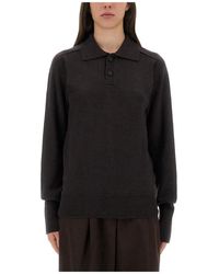 Studio Nicholson - Truien & Vesten ,Bruin ,Wol Sark Knit - Lyst