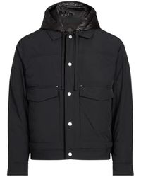 Moose Knuckles - Jassen ,Zwart ,Nylon Brixton Trucker Jacket - Lyst