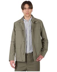People Of Shibuya - Jassen ,Groen ,Groene Field Jacket Met Zakken - Lyst