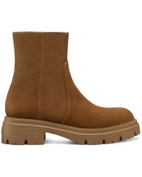 Stuart Weitzman - Hudson Lite Zip Bootie - Lyst