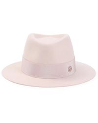Maison Michel - Andre Wool Felt Hat-Donna - Lyst