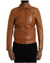 Dolce & Gabbana - Jackets > leather jackets - Lyst