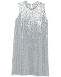 D.exterior - Kleedjes ,Blauw ,Pailletten 10 Abito Pailettes Corto - Lyst