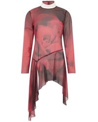 Alberta Ferretti - Short Dresses - Lyst