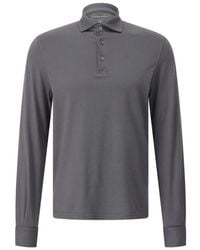 Fedeli - Katoenen Polo Met Lange Mouwen - Lyst