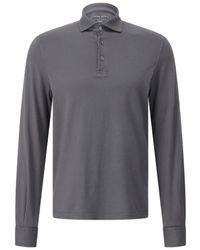 Fedeli - Katoenen Polo Met Lange Mouwen - Lyst
